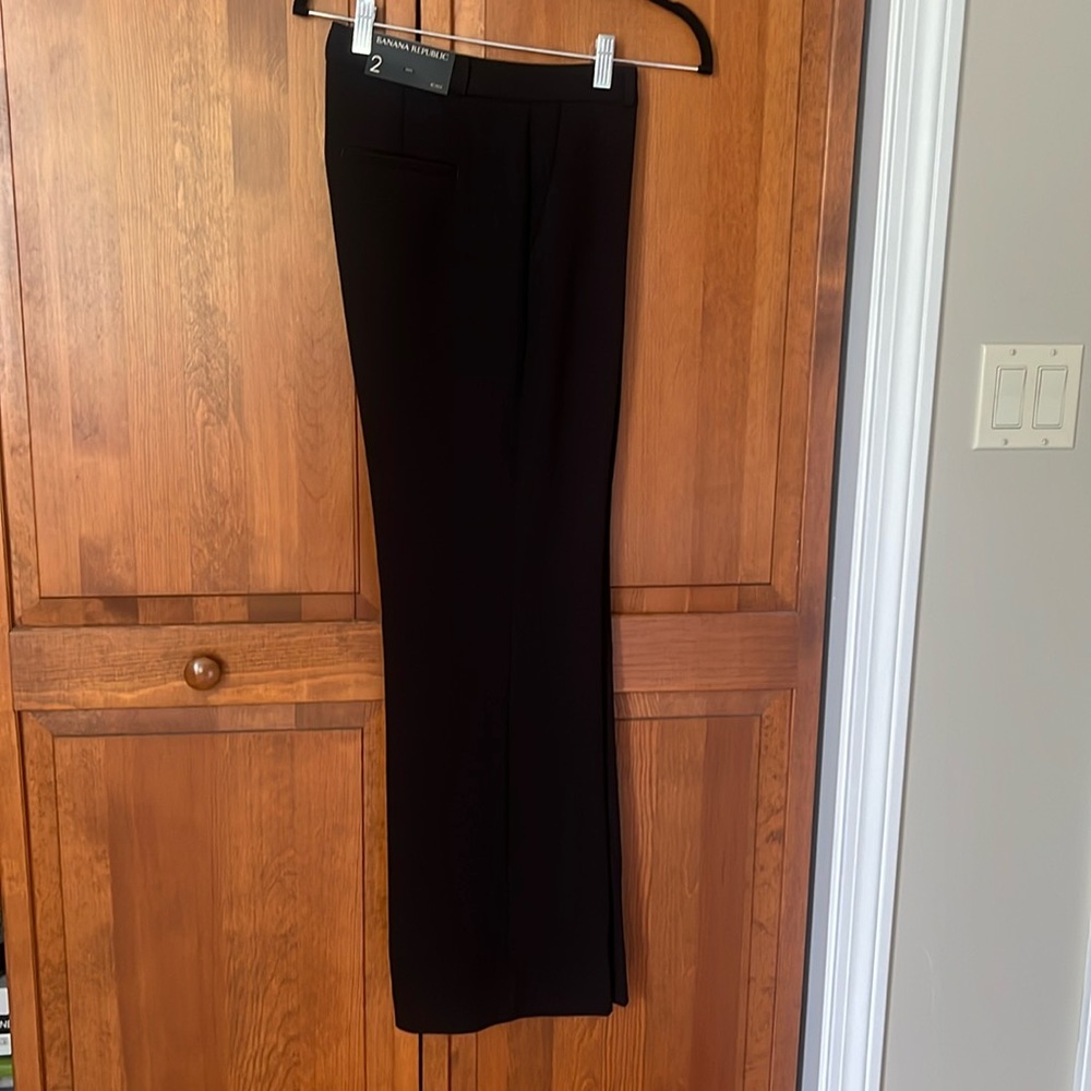 Banana Republic black "Blake" style pants-NWT-size 2-30" waist - Picture 7 of 9